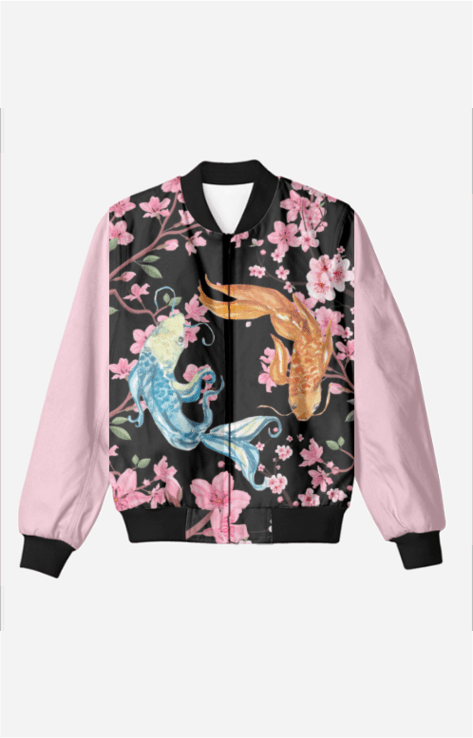 Cherry Blossom Bomber Jacket - disCOVERed