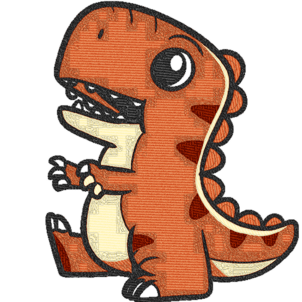 Dinosaur Embroidered Co - ord Set (Lavender) - disCOVERed.co.in