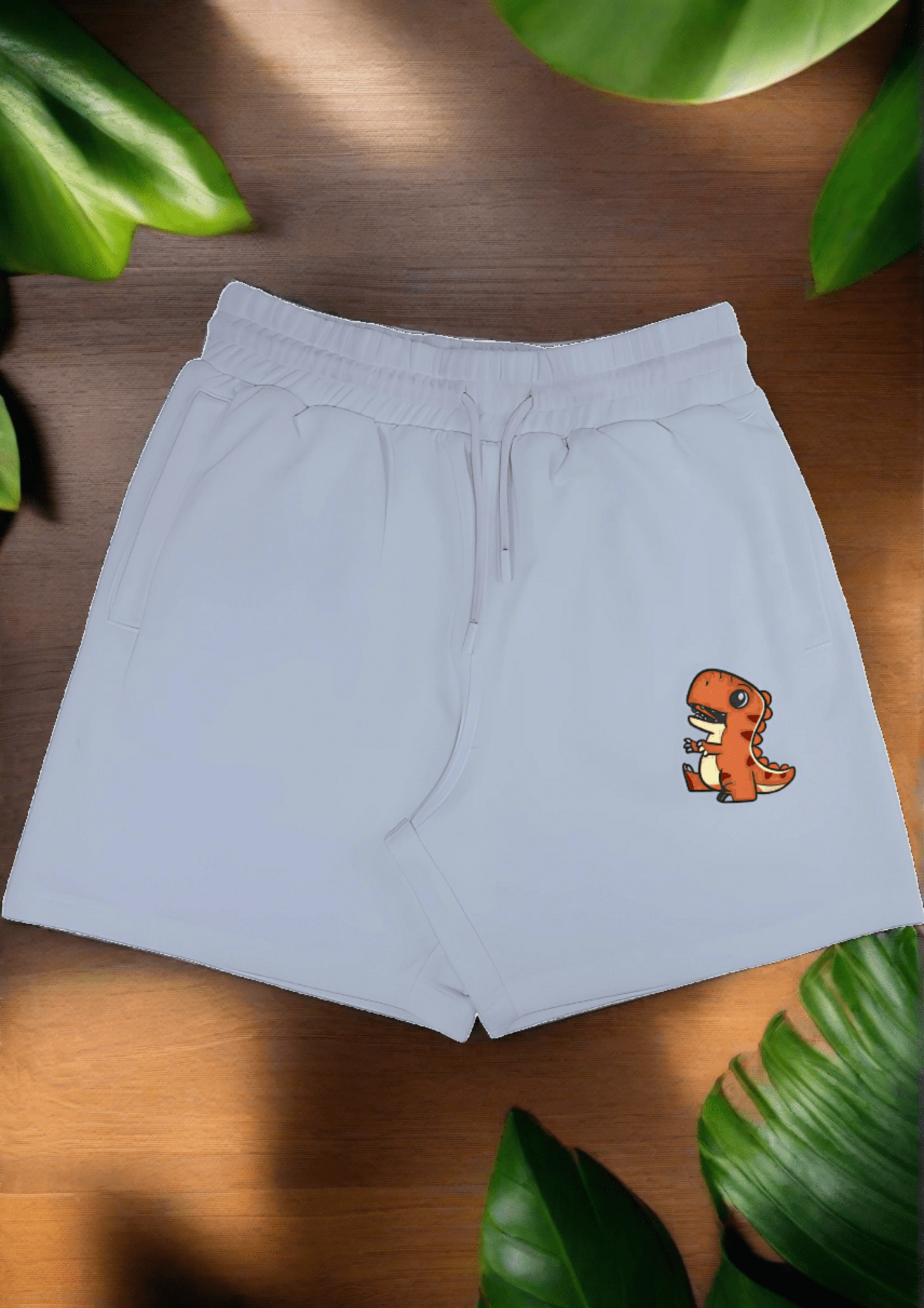 Dinosaur Embroidered Co - ord Set (Lavender) - disCOVERed.co.in