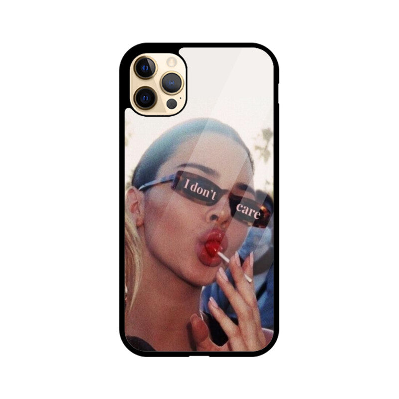 Kendall Jenner Glass Phone Case