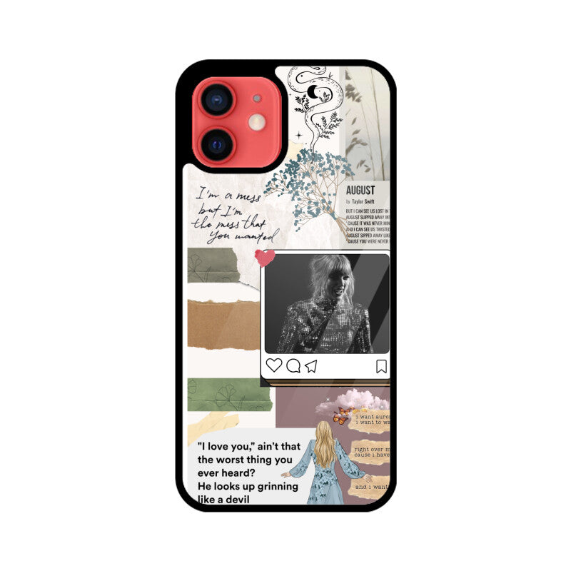 Swiftie (Minimal) Glass Case