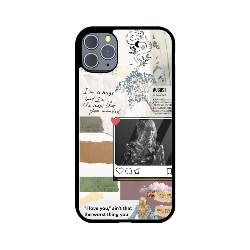 Swiftie (Minimal) Glass Case