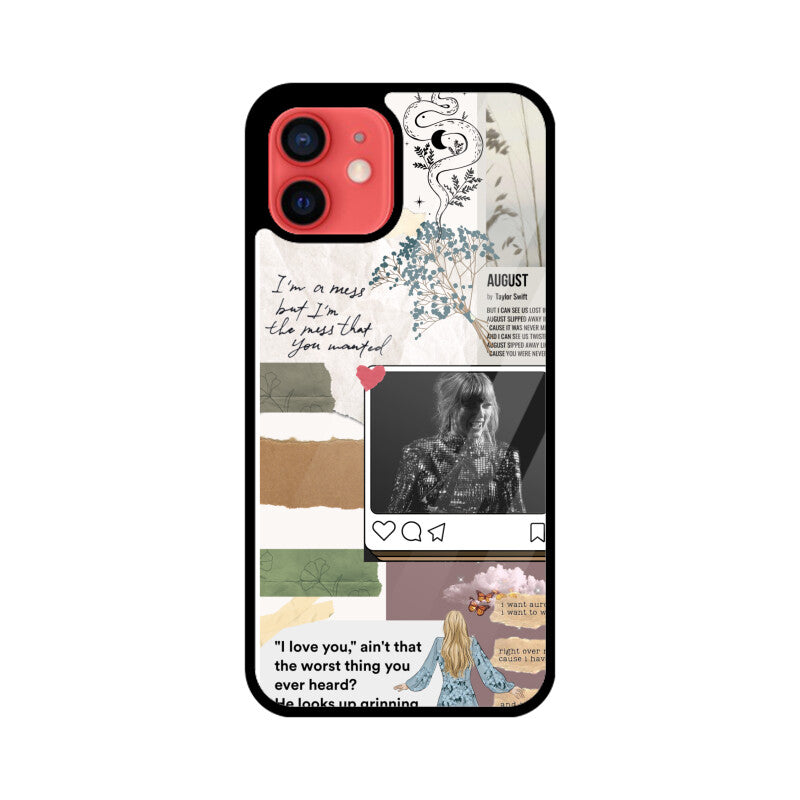 Swiftie (Minimal) Glass Case