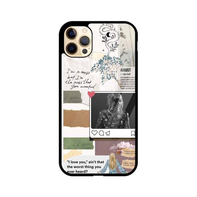 Swiftie (Minimal) Glass Case