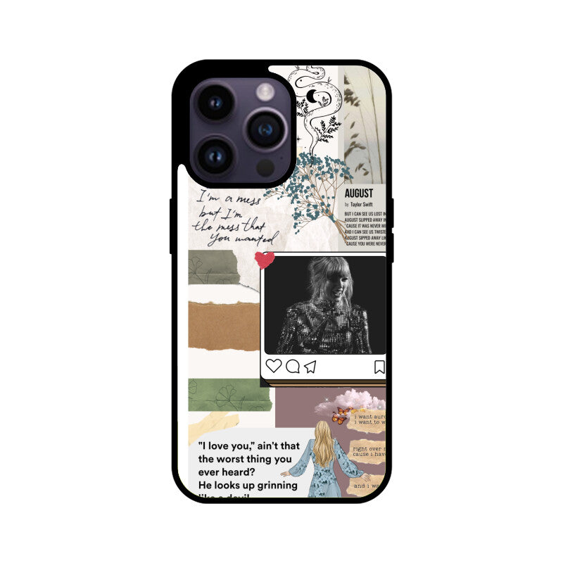 Swiftie (Minimal) Glass Case