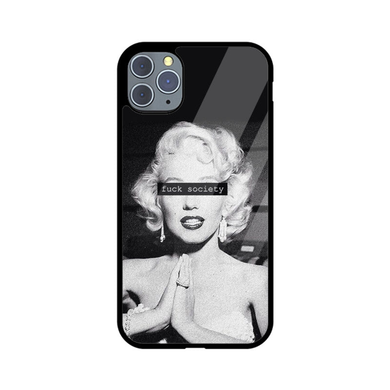 Marilyn Monroe Glass Case