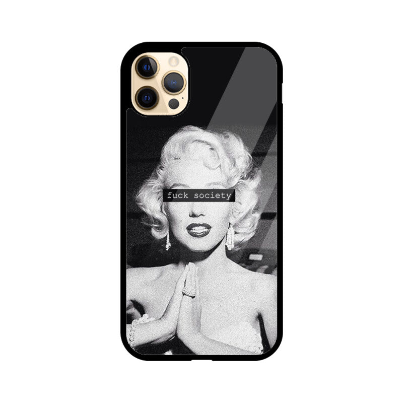 Marilyn Monroe Glass Case