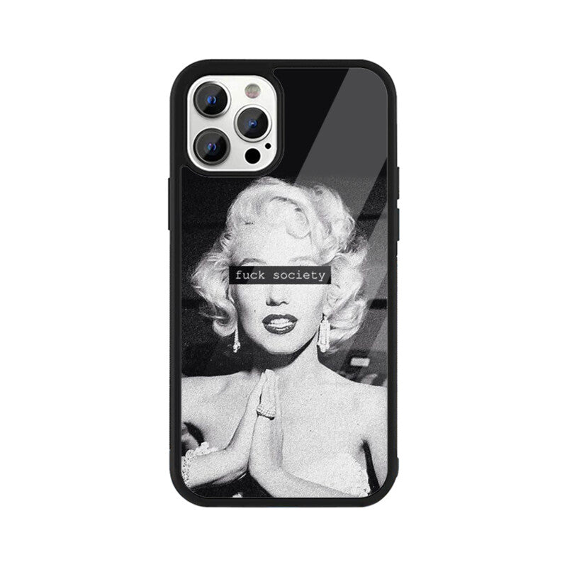 Marilyn Monroe Glass Case