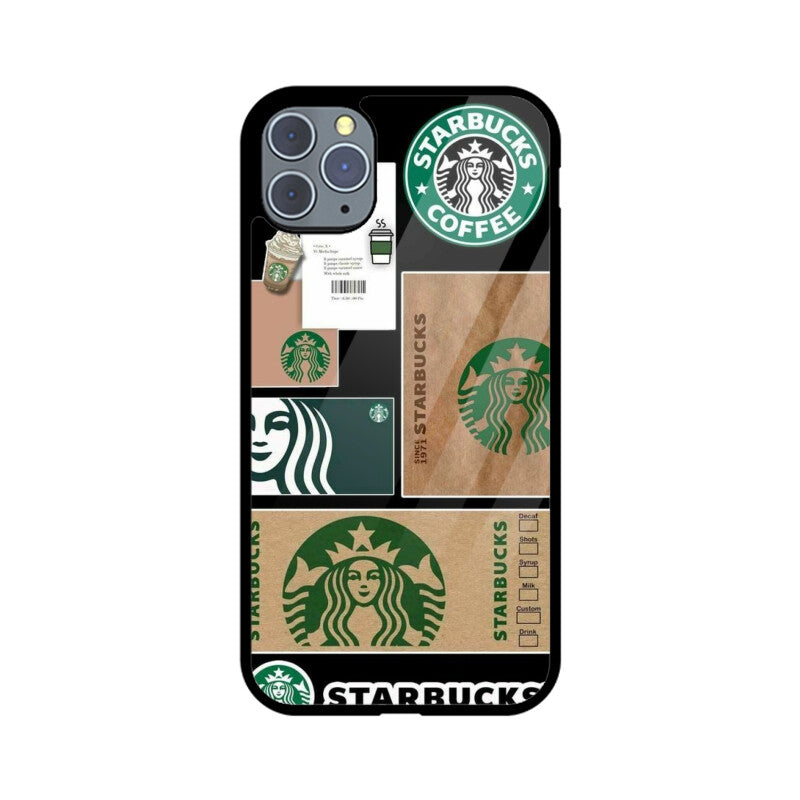 Starbucks Glass Case