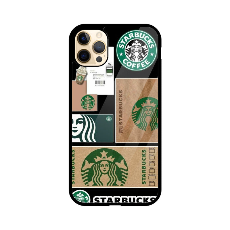 Starbucks Glass Case