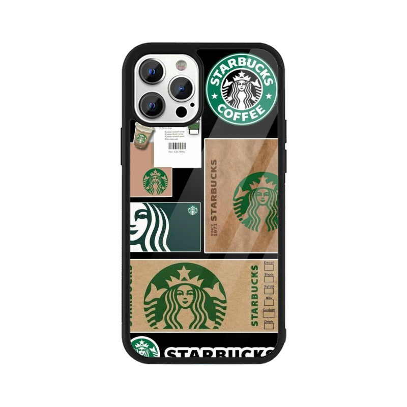 Starbucks Glass Case