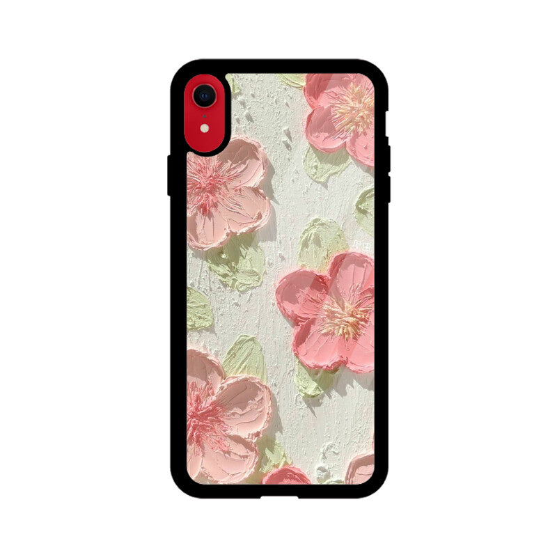 Flowers Aesthetic Glass Case