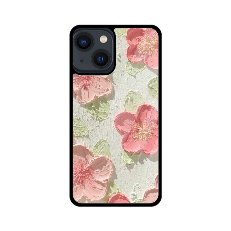 Flowers Aesthetic Glass Case