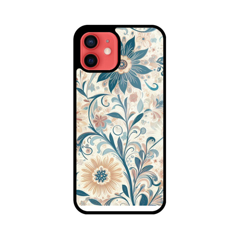 Flower Pattern Glass Case