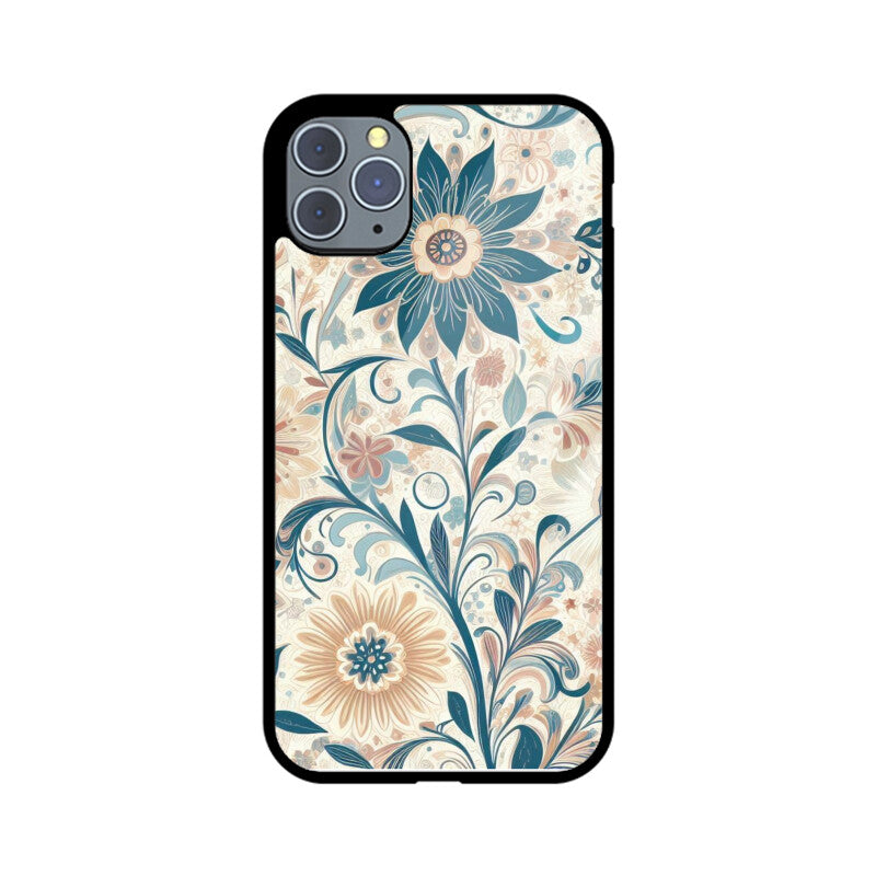 Flower Pattern Glass Case