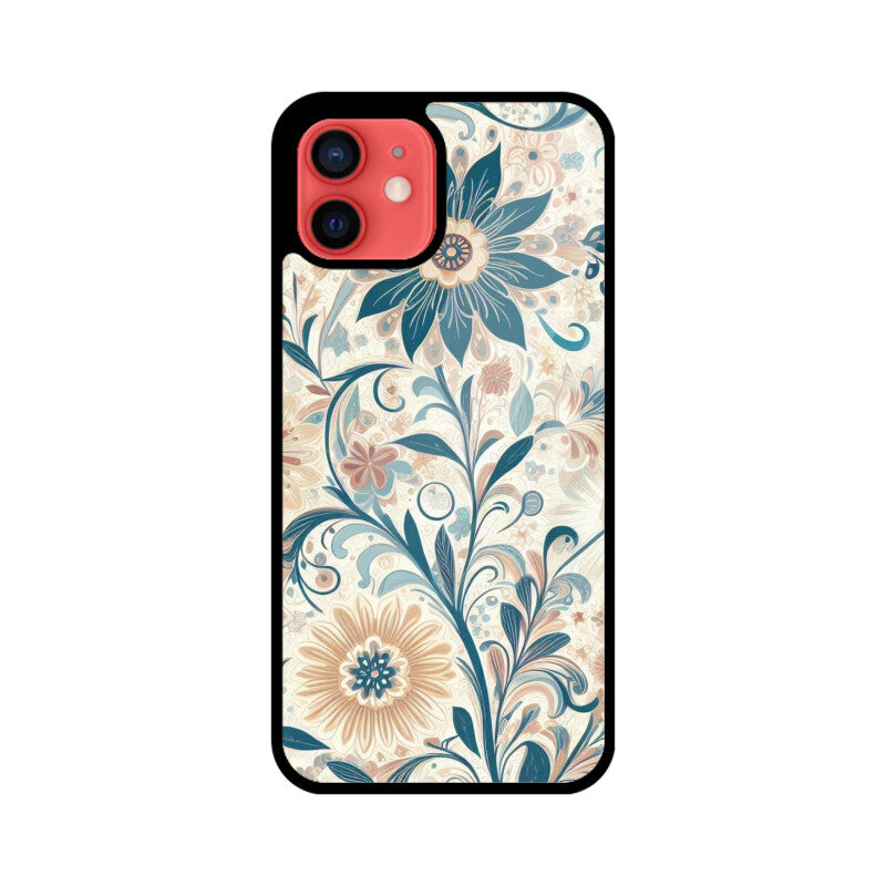 Flower Pattern Glass Case