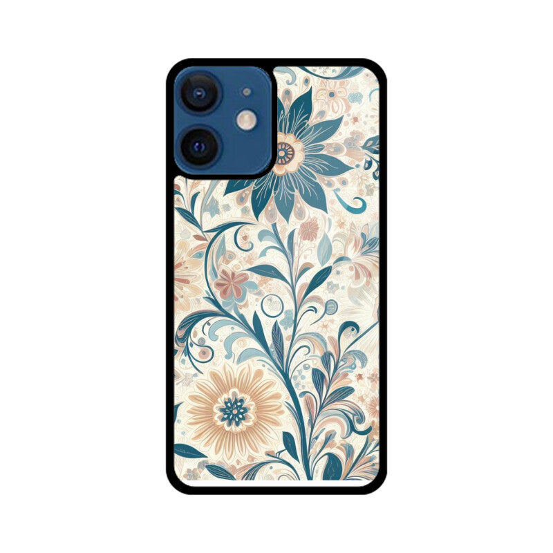 Flower Pattern Glass Case