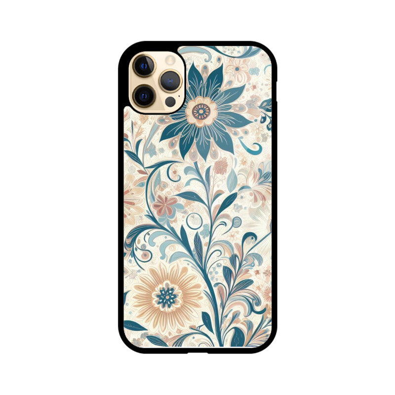 Flower Pattern Glass Case
