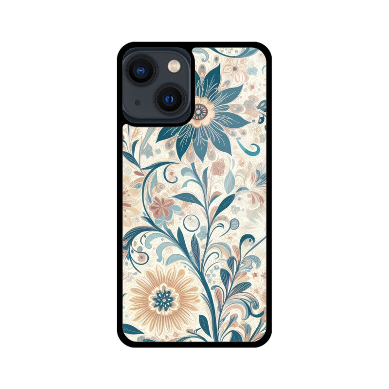 Flower Pattern Glass Case