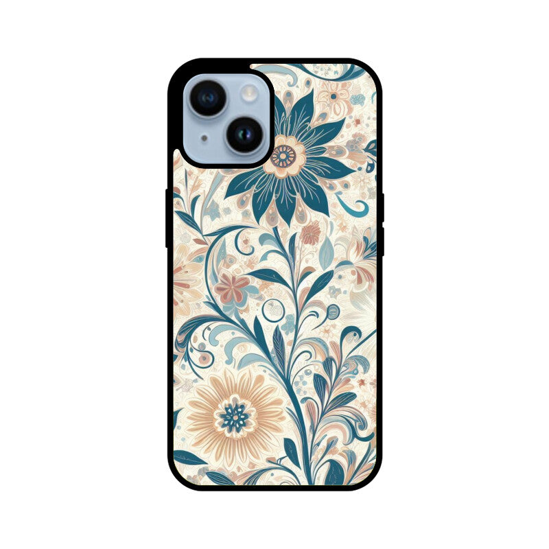 Flower Pattern Glass Case