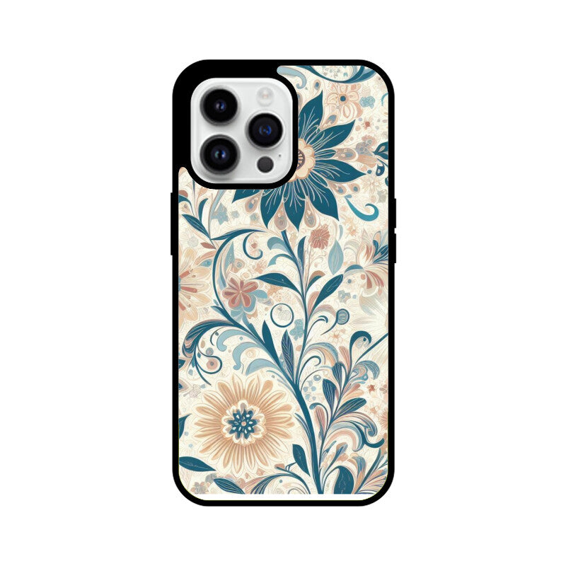 Flower Pattern Glass Case