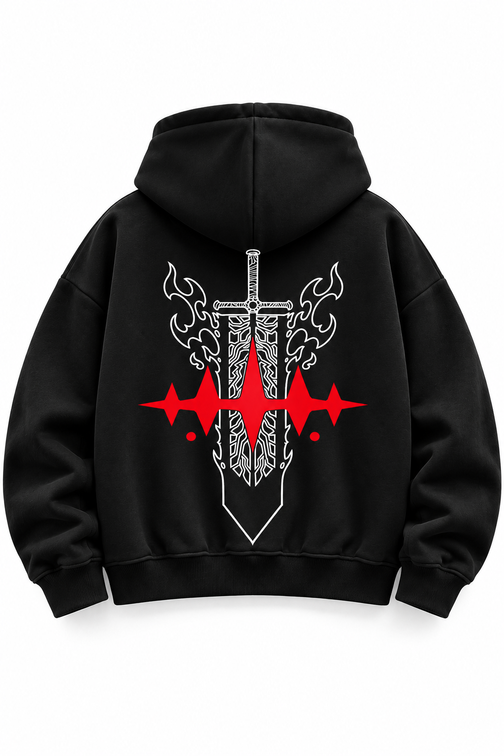 Black Clover Boxy Fit Oversized Hoodie | DSCVRD
