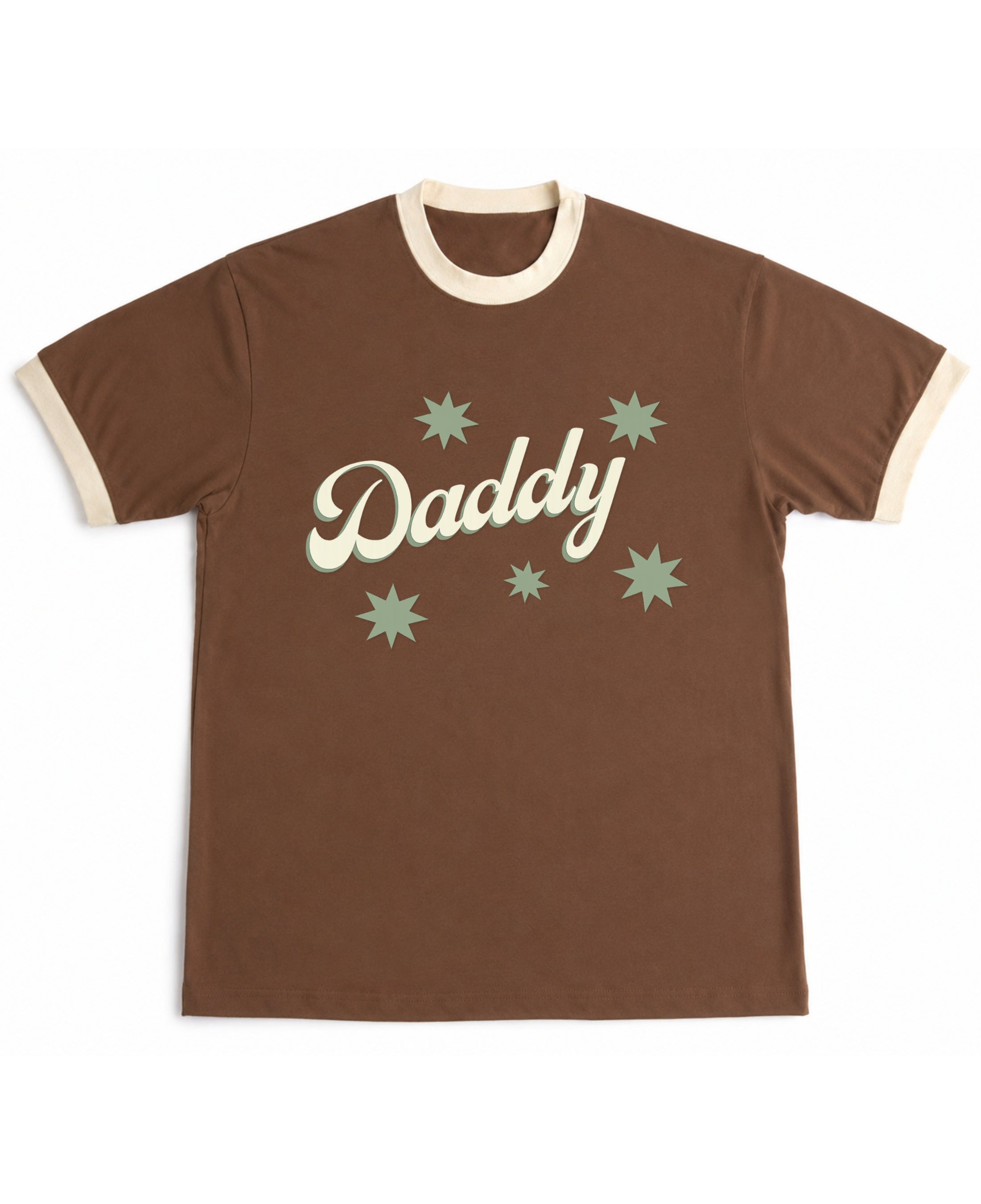 Mousse & Cream Ringer tee Front Design