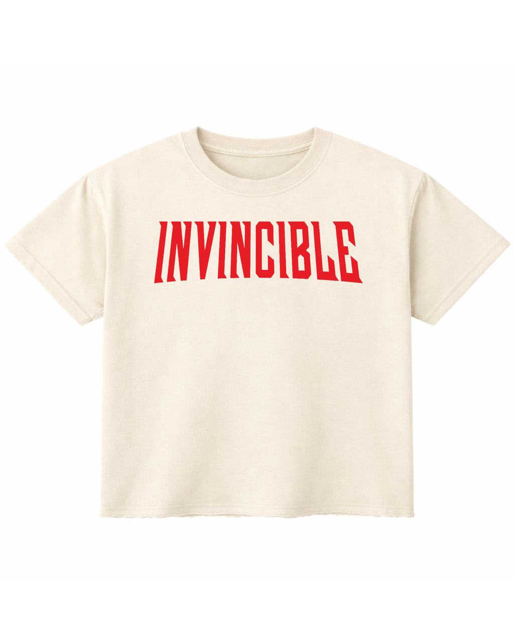 Off White Boxy Fit T-shirt Front Design