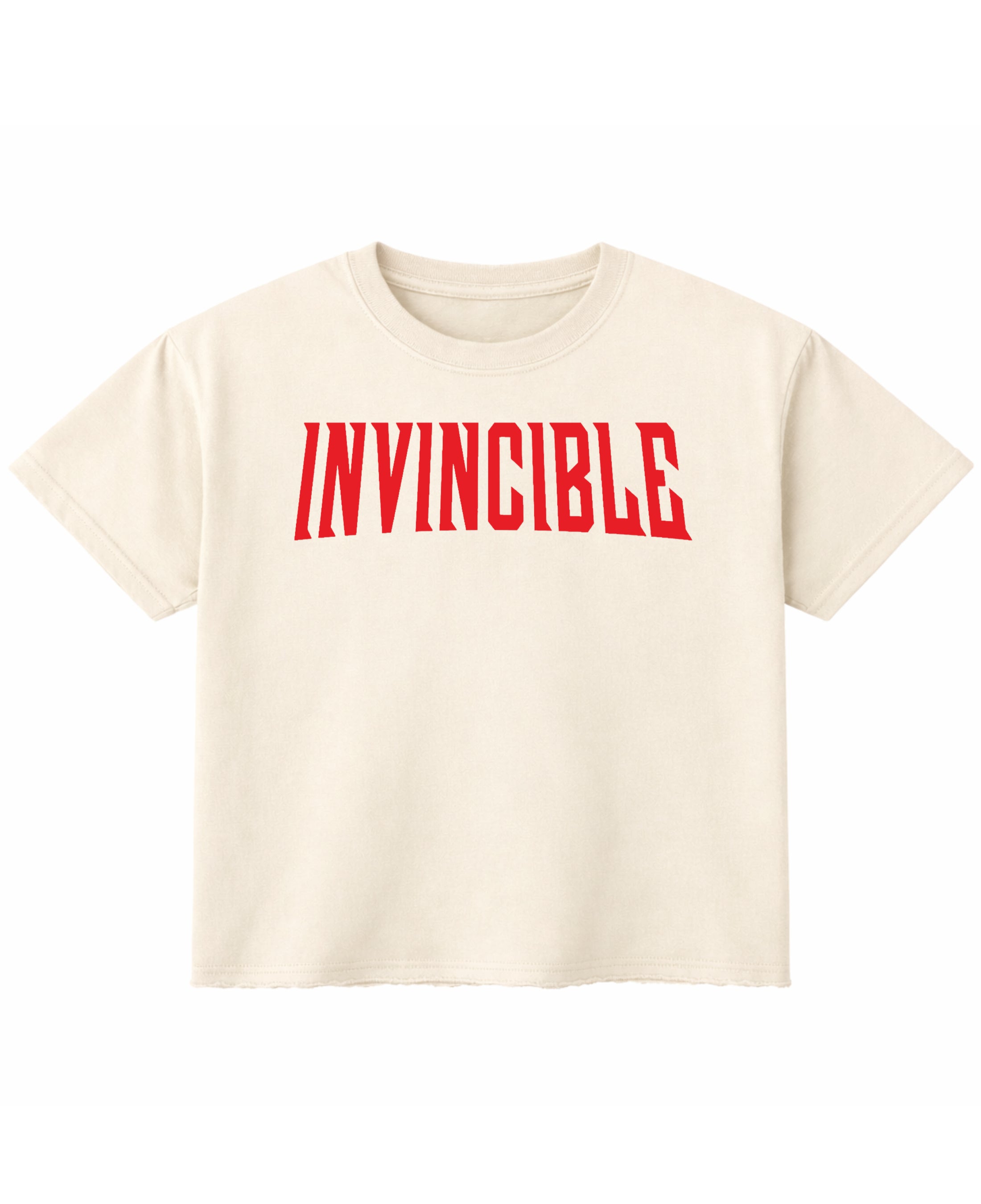 Off White Boxy Fit T-shirt Front Design