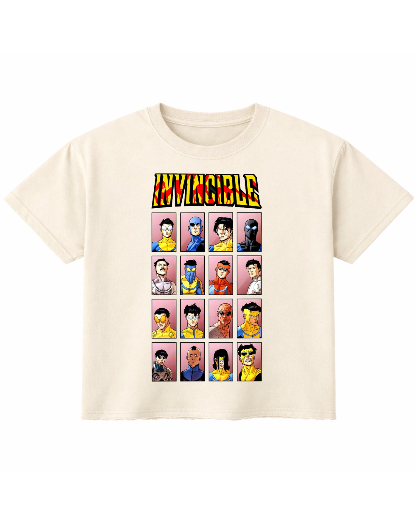 Off White Boxy Fit T-shirt Front Design