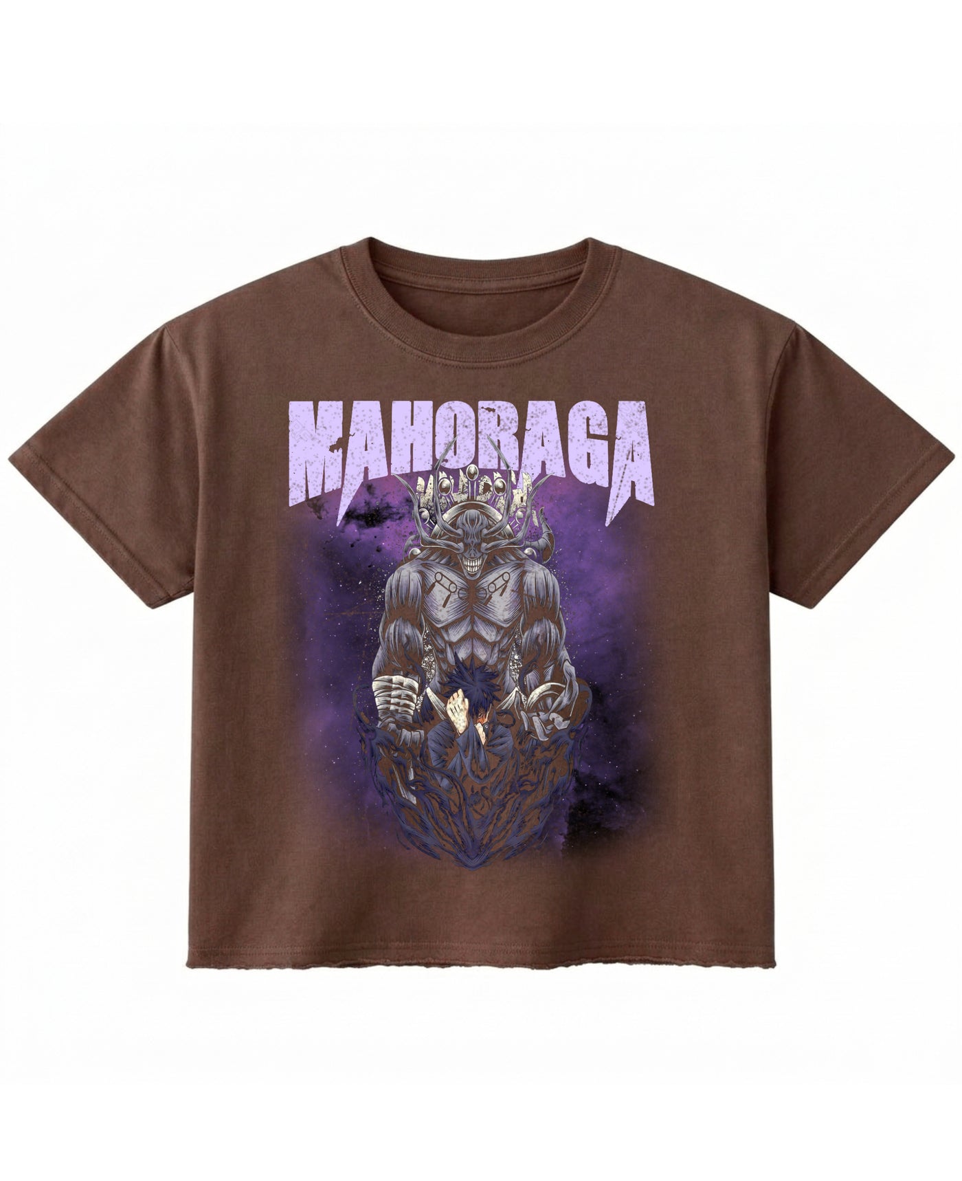 Brown Boxy Fit T-shirt Front Design
