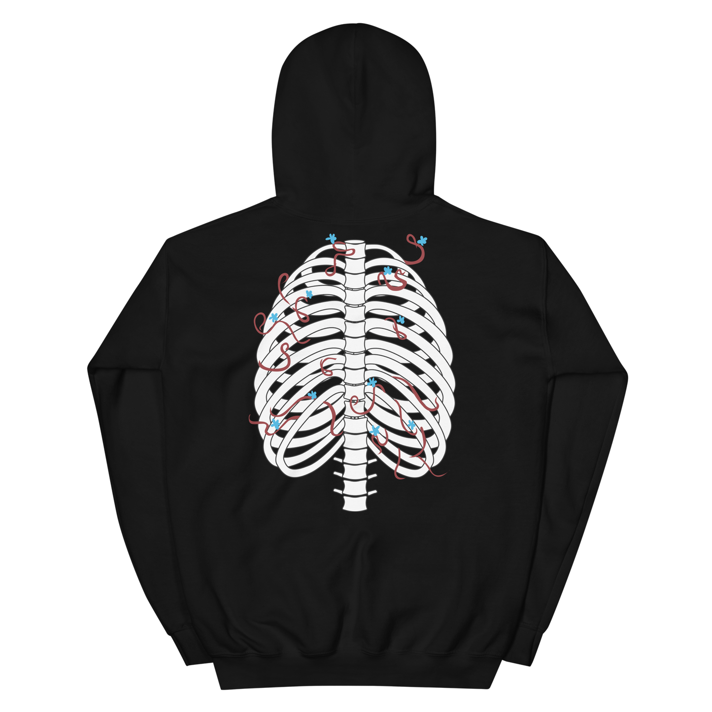 Ribcage - Unisex Hoodie (Black)