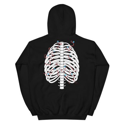 Ribcage - Unisex Hoodie (Black)