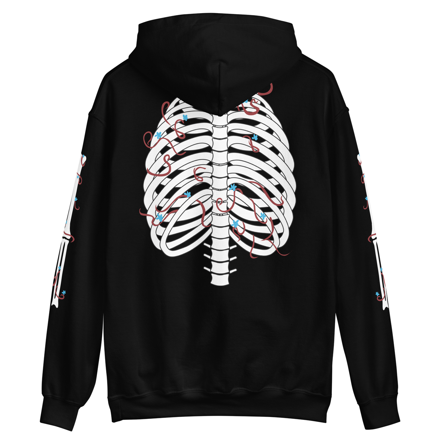 Ribcage - Unisex Hoodie (Black)