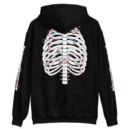 Ribcage - Unisex Hoodie (Black)