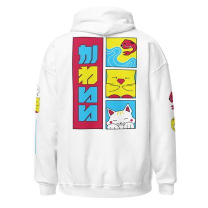 kawai white hoodie