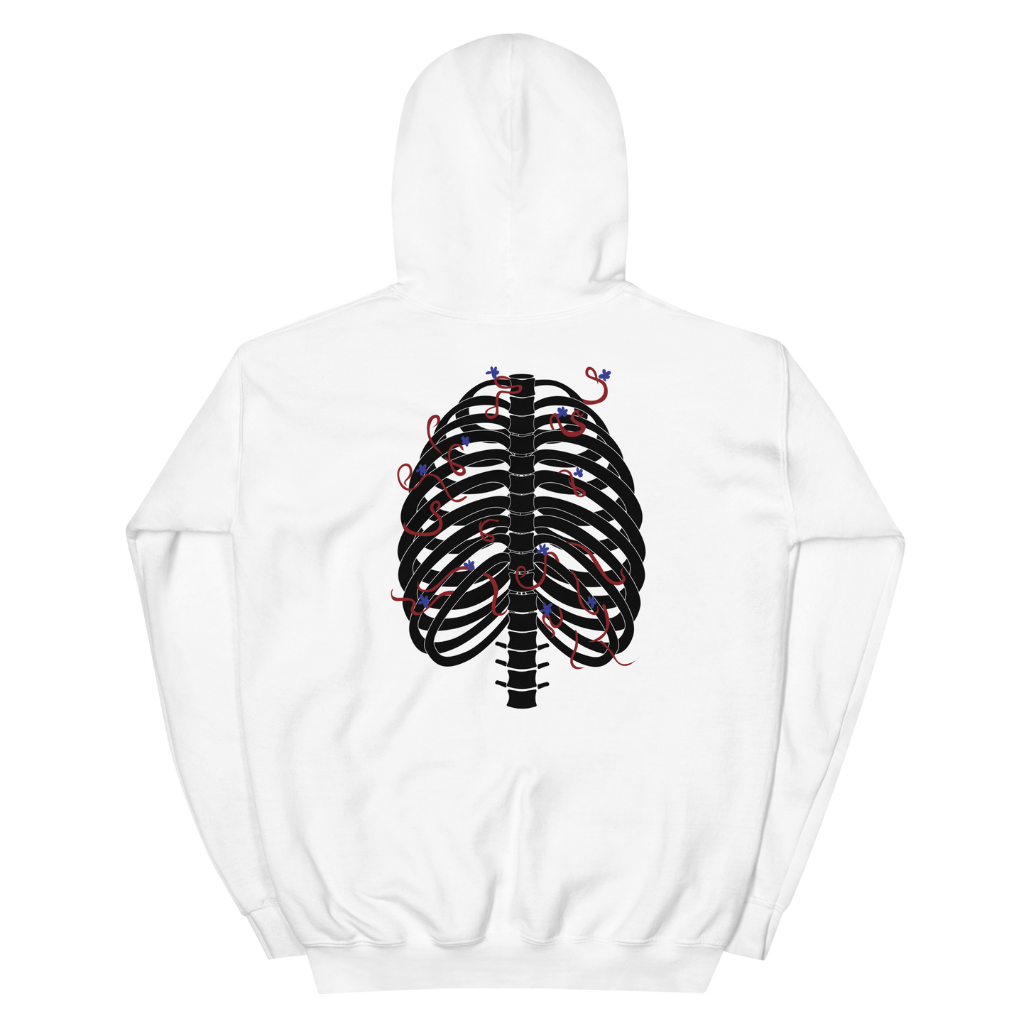 Ribcage - Unisex Hoodie (White)