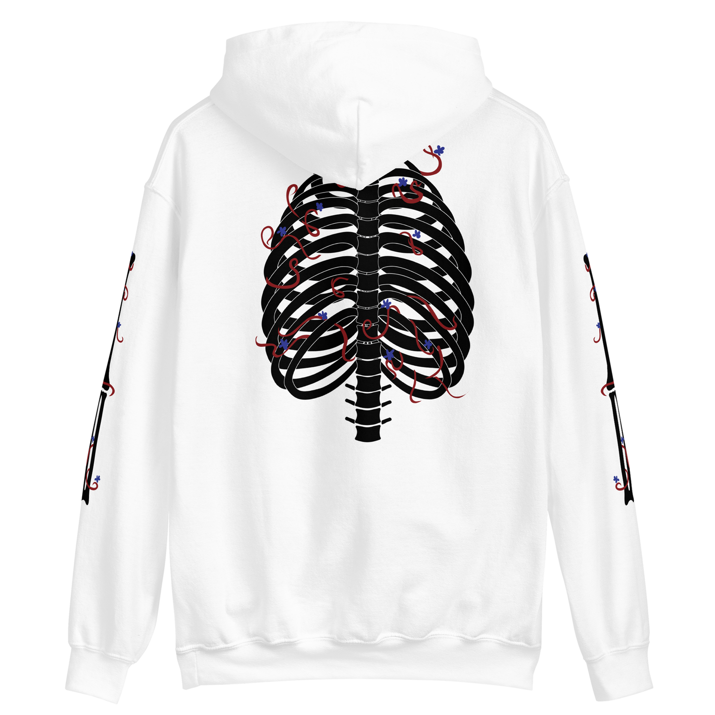 Ribcage - Unisex Hoodie (White)