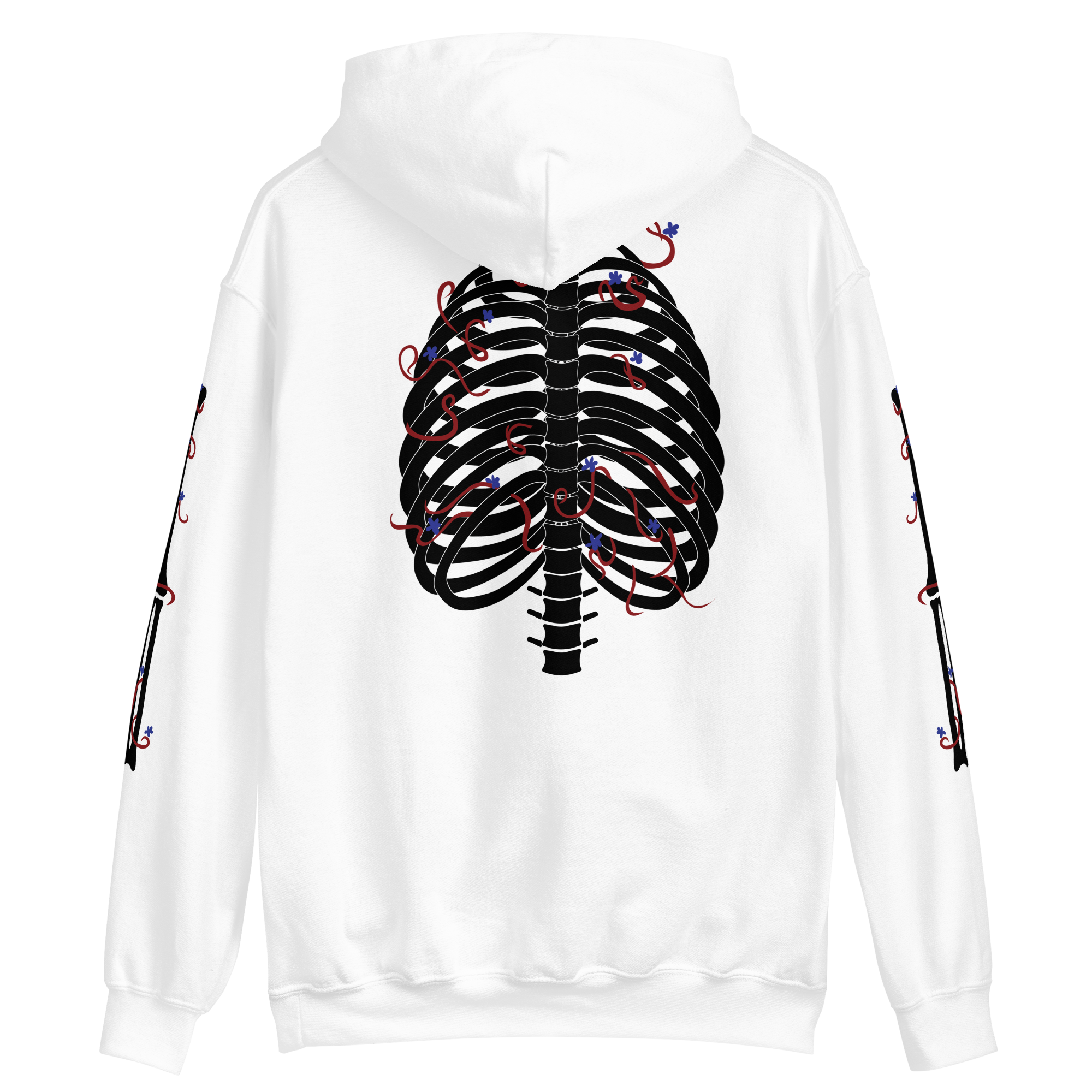 Ribcage - Unisex Hoodie (White)