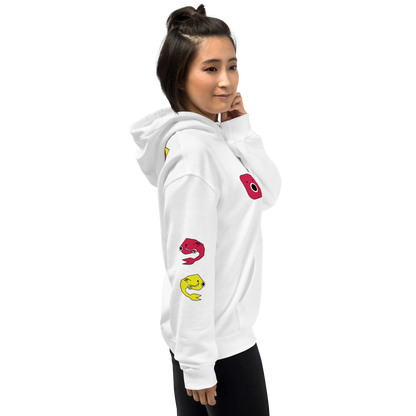 kawai white hoodie