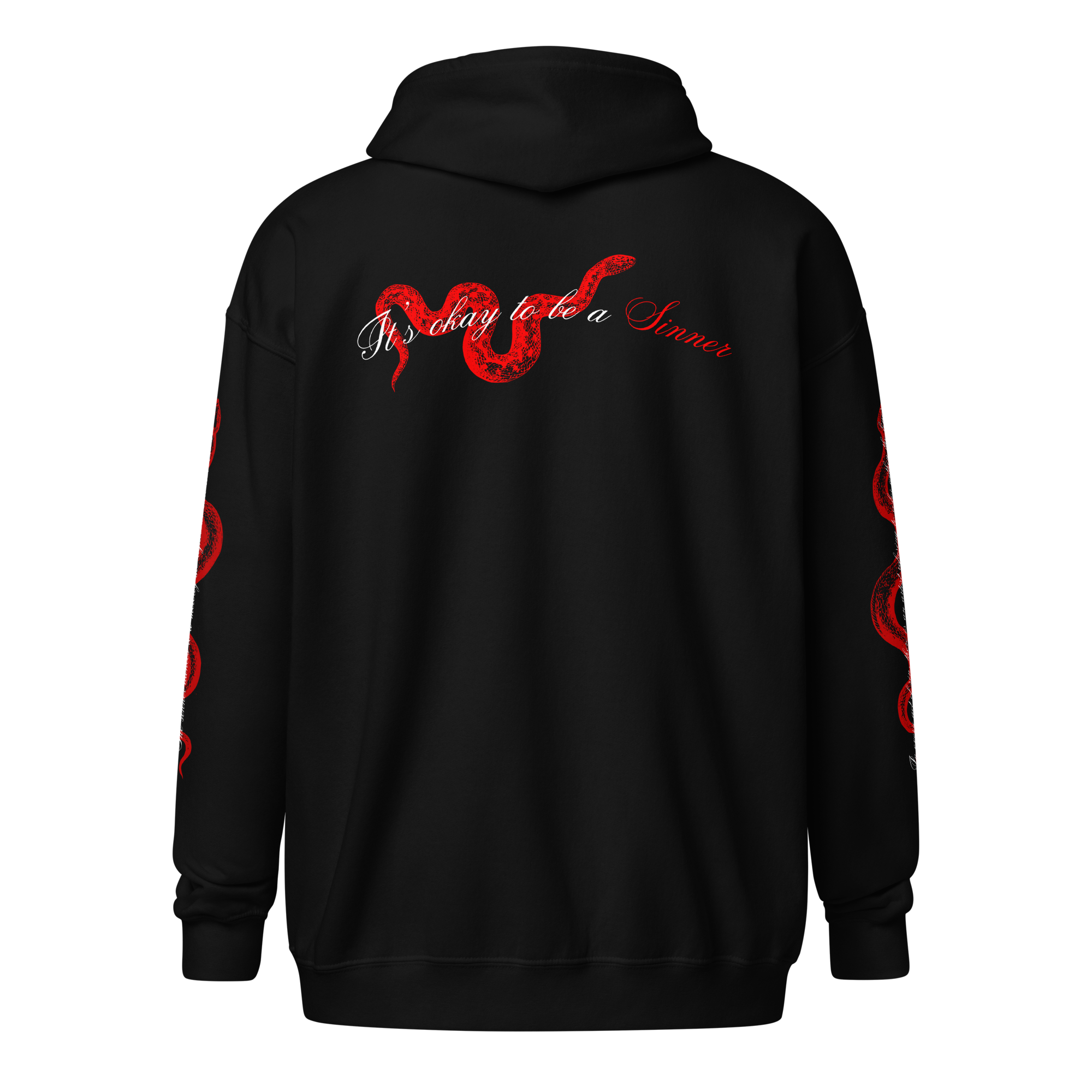 SINNER- Unisex Heavyweight Zipped Hoodie